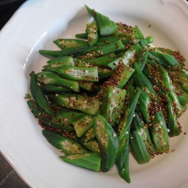 芝麻醬秋葵：Aileen Chiu 一起做