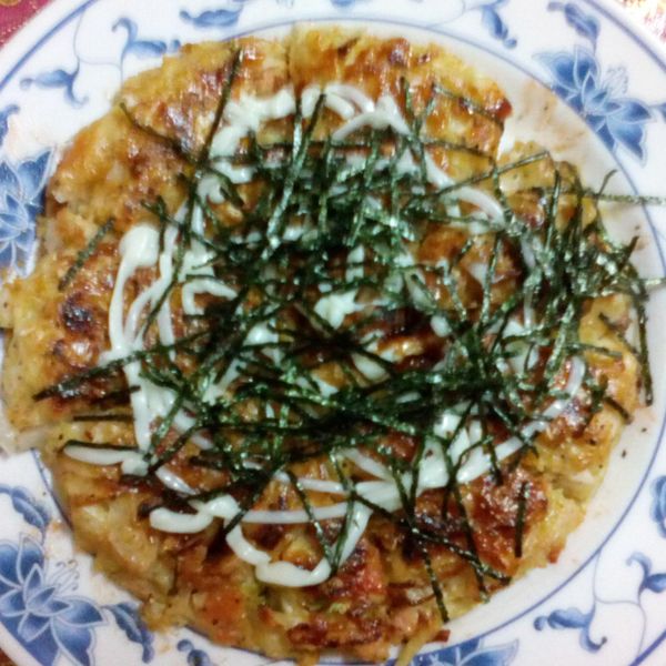 素食大阪燒：Sheng Yuan 一起做