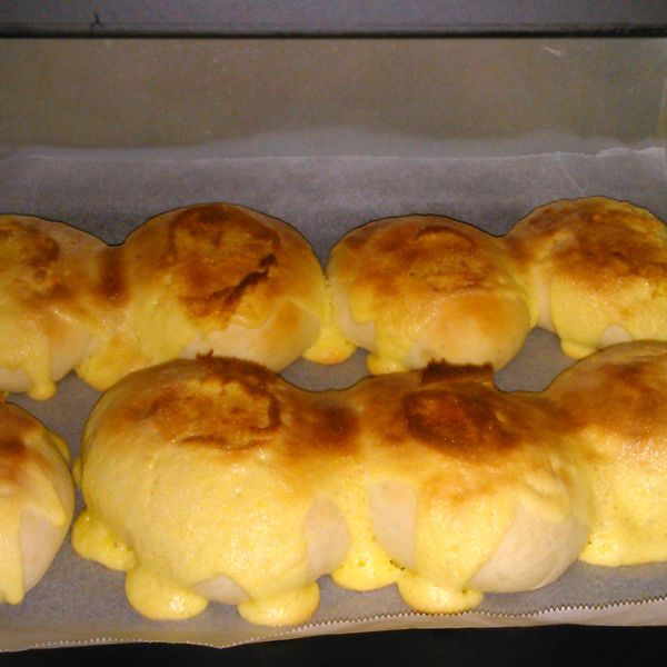 【阿不廚房】小烤箱做蛋黃奶油麵包 : ww一起做