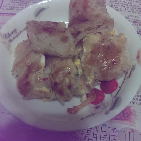 玉米起司蔥抓餅:簡靖昇 一起做