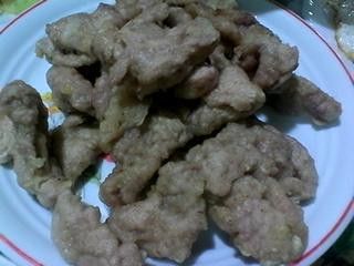 酥炸豬肉條:kitty 一起做