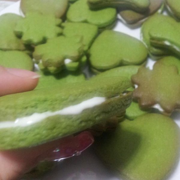 綠茶巧克力夾心餅乾 : 莊宜軒一起做