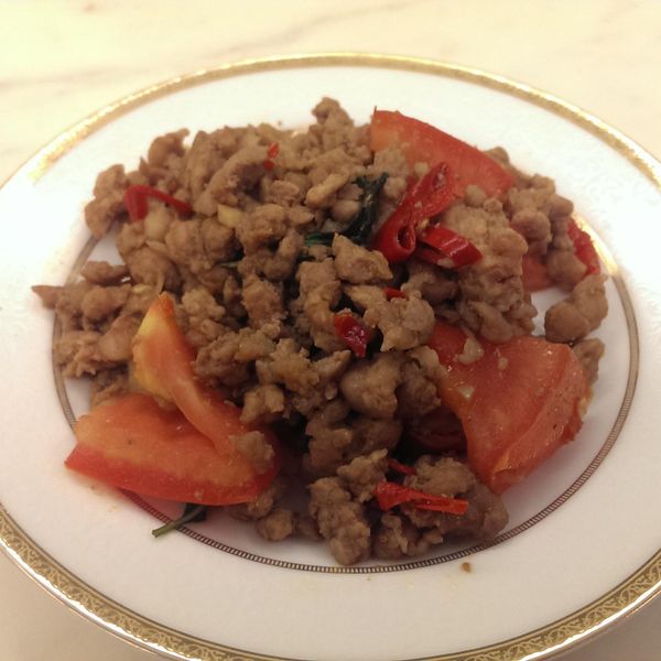 扒完三碗飯! 泰式打拋豬 食譜 : Mina Liao一起做