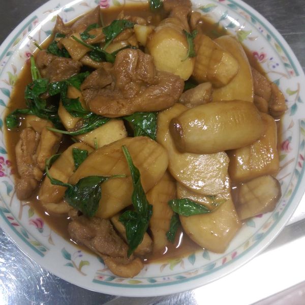 【厚生廚房】三杯杏鮑菇雞肉：張喬廸 一起做