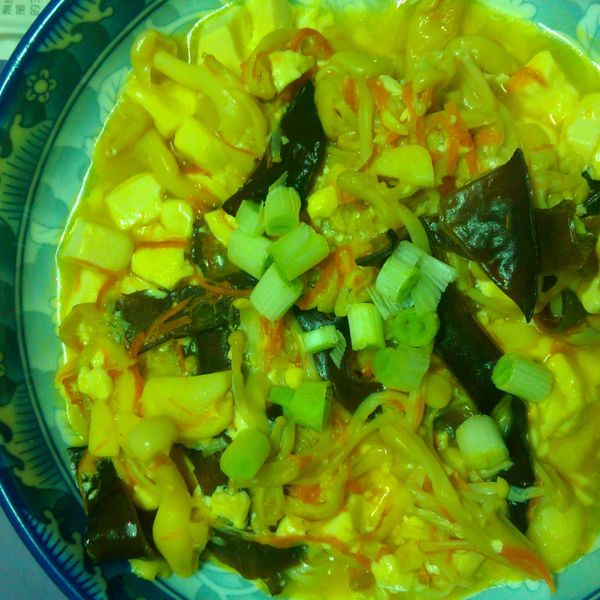 百菇燴豆腐：吳惠琦 一起做