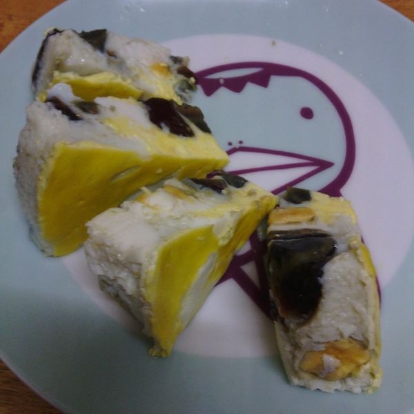 三色蛋 : 梅梅子一起做