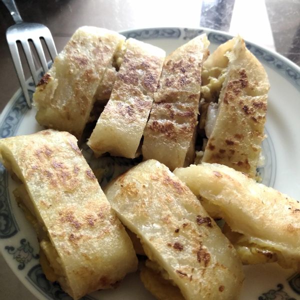 香蕉煎餅 : 做實驗玩料理♥一起做