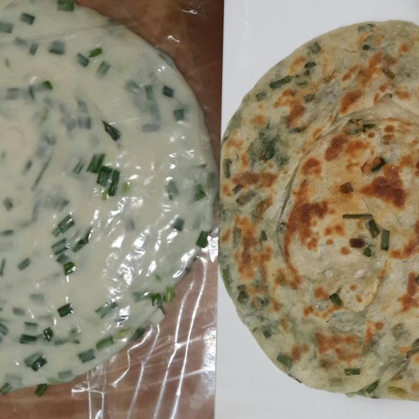 超簡單的-蔥油餅 : 黃海娟一起做