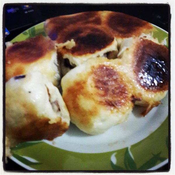 高麗菜肉水煎包 : Hannah一起做