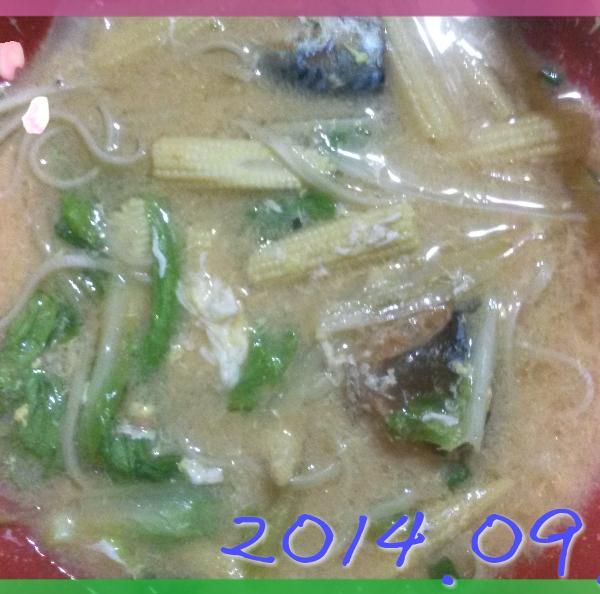 茄汁鯖魚麵:°妤妤〃εїз 一起做