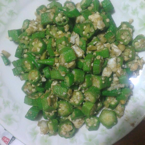 鹹蛋炒秋葵：May Lai 一起做