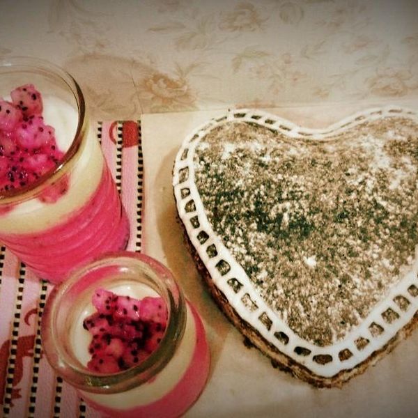 火龍果鮮奶酪:Mengqi Zhao 一起做