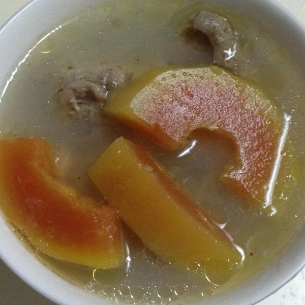 青木瓜雞湯：范珍 一起做