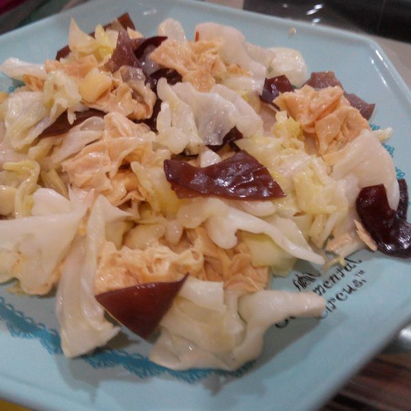 宮保木耳炒高麗菜【4】 : Kelly Chen一起做