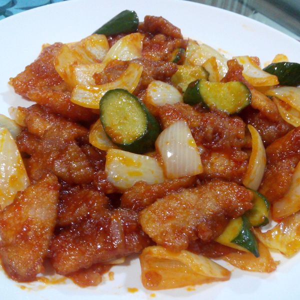 糖醋肉 : Kelly Chen一起做
