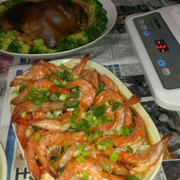 ~蒜泥蒸草蝦~ : 李翊鳳一起做