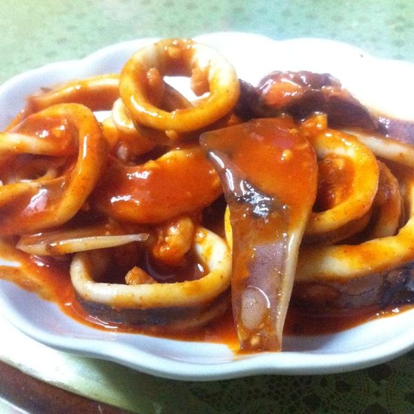 韓式涼拌辣魷魚 : Kimi Lien一起做