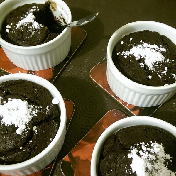 巧克力熔岩 : meimei一起做