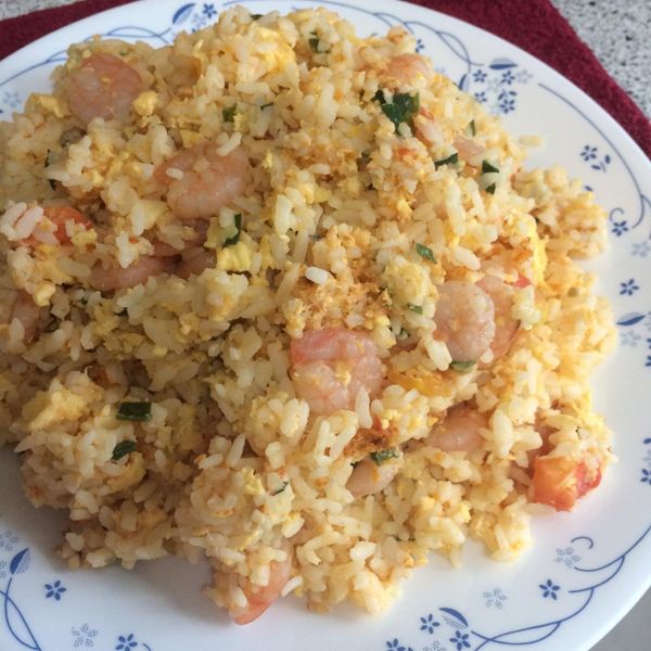 蕃茄蝦仁蛋炒飯 : Susan Yang一起做