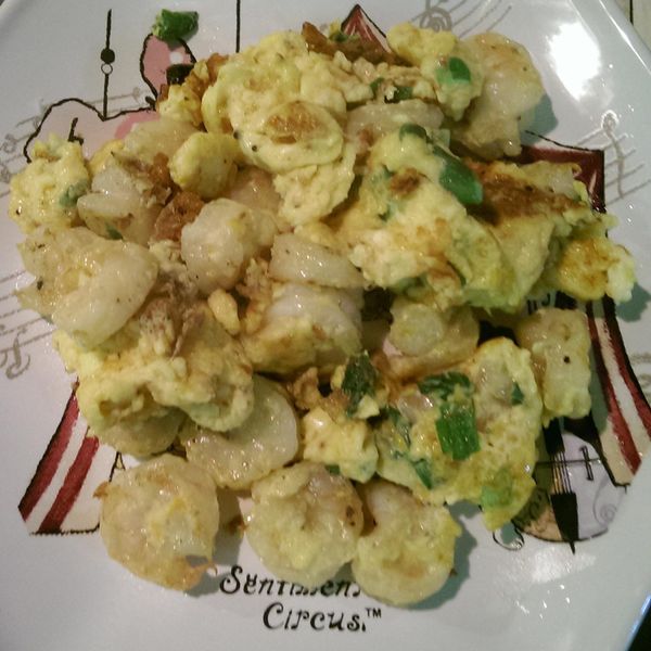 滑蛋蝦仁 : 歐陽小霙一起做