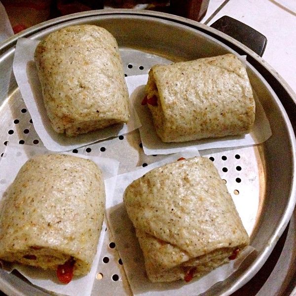 全麥黑芝麻饅頭:Ariel 一起做