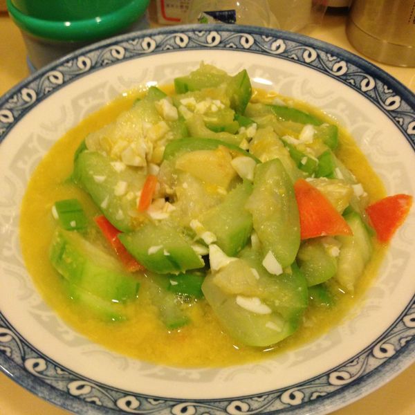 鹹蛋炒絲瓜：Purplefish Chen 一起做