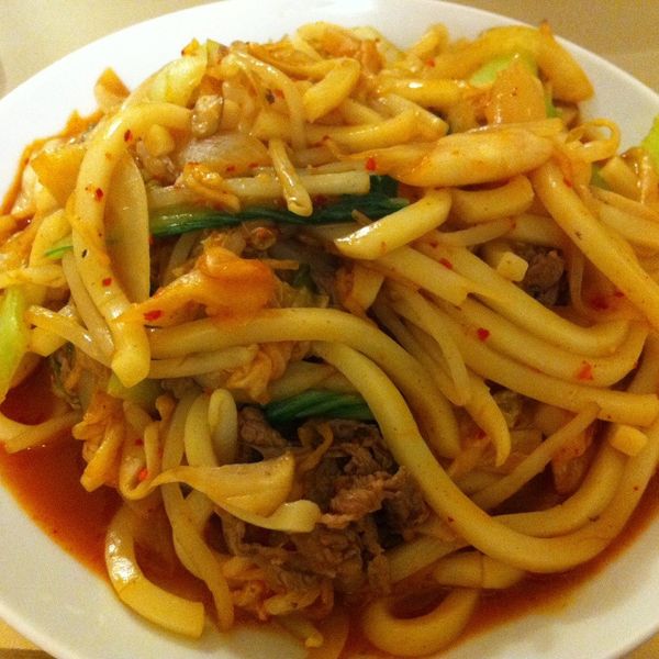 ♡宛の美好”食“光 ✿ 韓式泡菜炒烏龍麵：Francine Yu 一起做