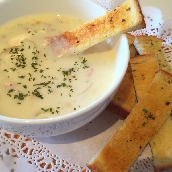 假日早餐~焗白醬佐酥脆吐絲條:Charlotte Liao 一起做