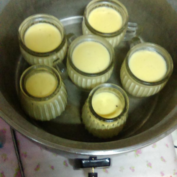 焦糖布丁 15分鐘_電鍋料理 逼近幾X甜 : Line Yuan Wang一起做