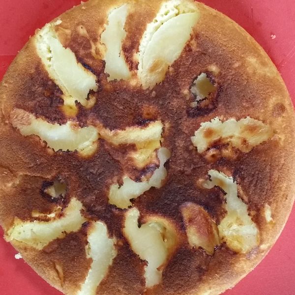 電鍋零失敗♡蜜香蘋果蛋糕：Nicole Chong 一起做