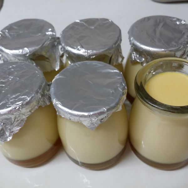 焦糖布丁*超簡單電鍋版~711就近帶回家 : 簡靖芳一起做