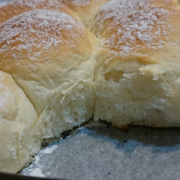 超鬆軟煉乳餐包 : Karen一起做