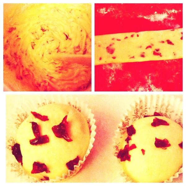 蔓越莓馬芬蛋糕：莣品梒 一起做