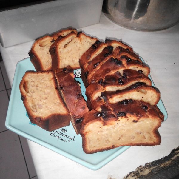 香蕉麵包蛋糕~(不用打發.發酵.醒團) : 諭諭一起做