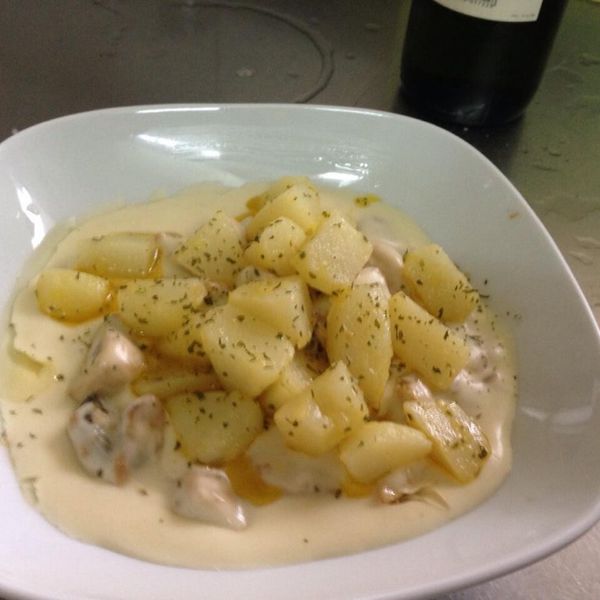 奶油雞肉蘑菇佐法式白酒醬：陳泓翰 一起做