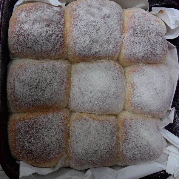 超鬆軟煉乳餐包 : 林靜芬一起做