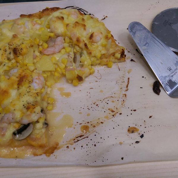 爆料pizza - 8吋超級豪華什錦披薩：elin 一起做
