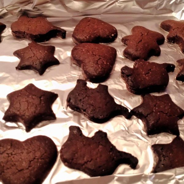 Olivia♥模型巧克力餅乾 : 6451popo一起做