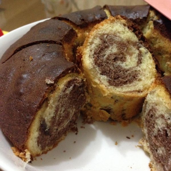 用鬆餅粉做 大理石磅蛋糕：Tess Tsai 一起做