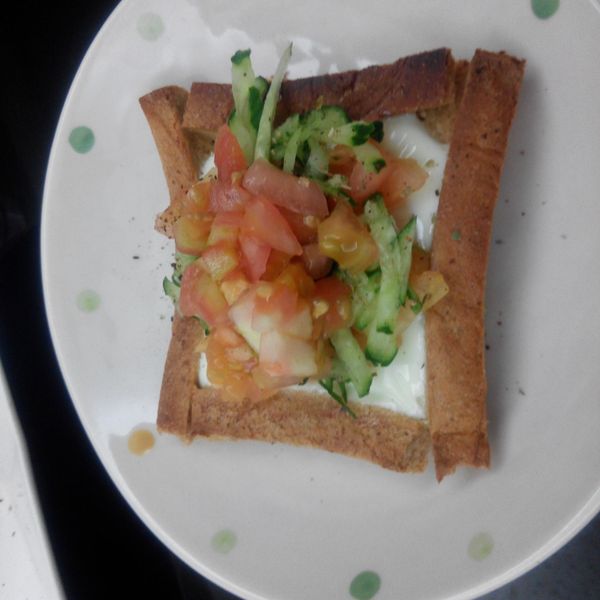 吐司烤蛋(小烤箱料理) : 楊鎮宇一起做