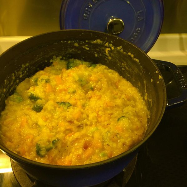 南瓜培根燉飯：Chinglam Carol C 一起做