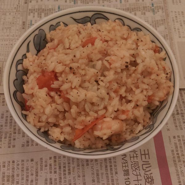 整個番茄飯─奶油蝦仁版 : 萬小萬一起做