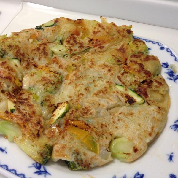 南瓜海鮮煎餅 : 陳映妤一起做