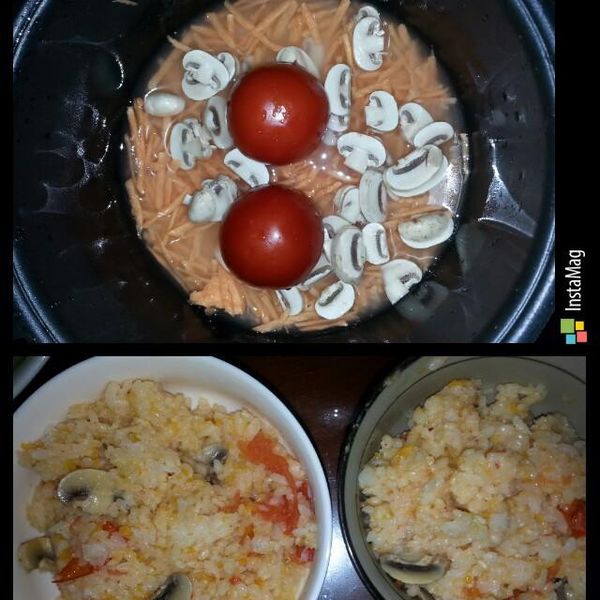 Nana ▌電鍋料理番茄飯 : 尤立絜一起做