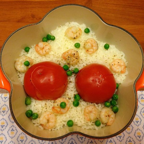 整個番茄飯─奶油蝦仁版 : Joyce Lin一起做