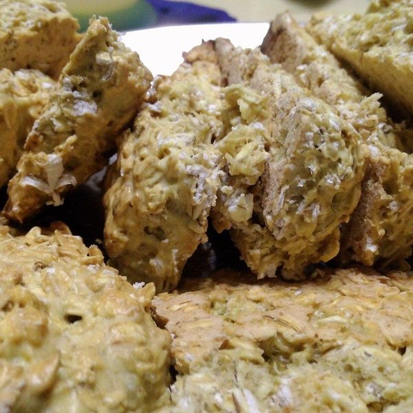 超健康～橄欖油芝麻麥片餅乾 : 莊清順一起做