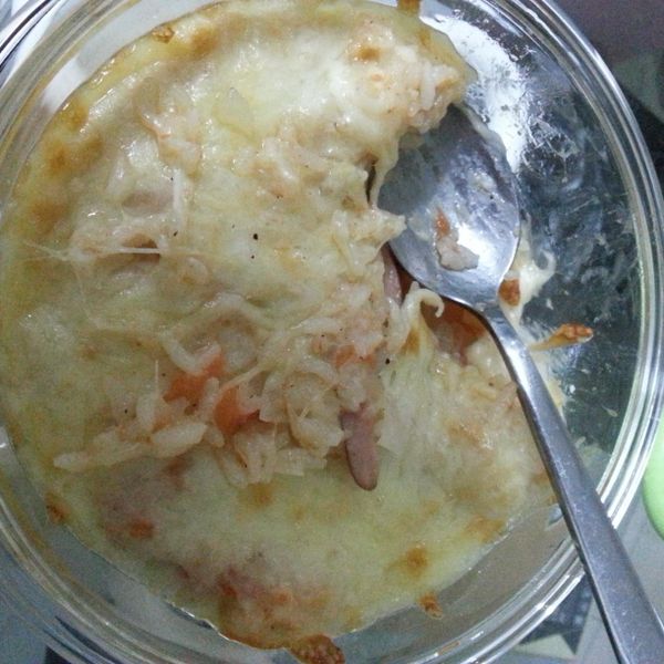 整個番茄飯─奶油蝦仁版 : 平凡中的幸福～一起做