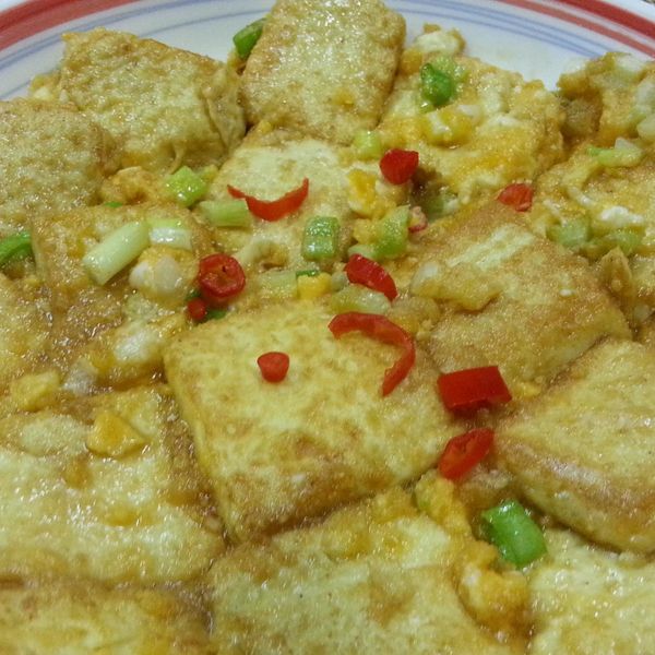 金沙豆腐 : Amber Yu一起做