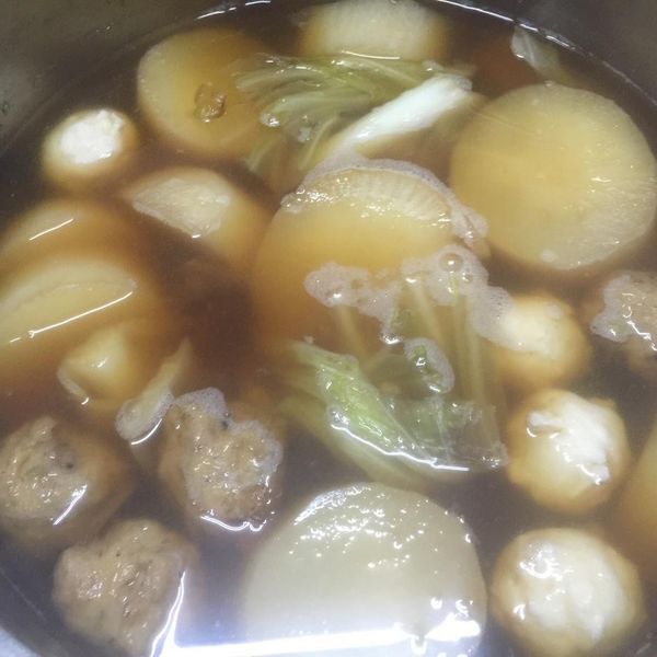 冬日裏的好滋味~~關東煮溫暖你的胃：娜娜兒 一起做