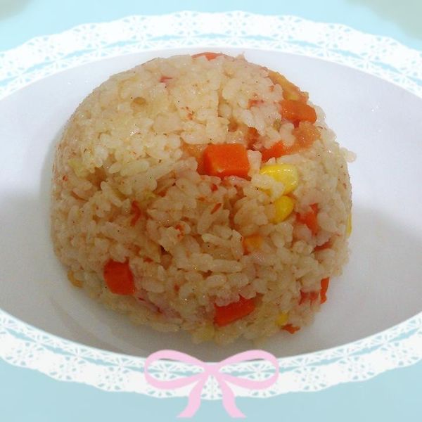 整個番茄飯─奶油蝦仁版 : betty一起做